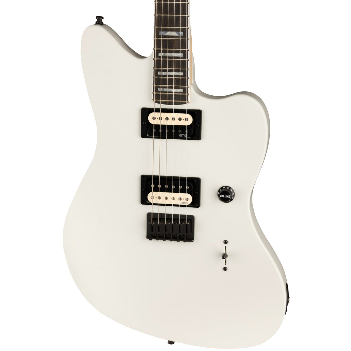 Fender Jim Root Jazzmaster V4 Electric Guitar in Flat White