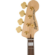 Squier 40th Anniversary Jazz Bass, Gold Edition, Olympic White