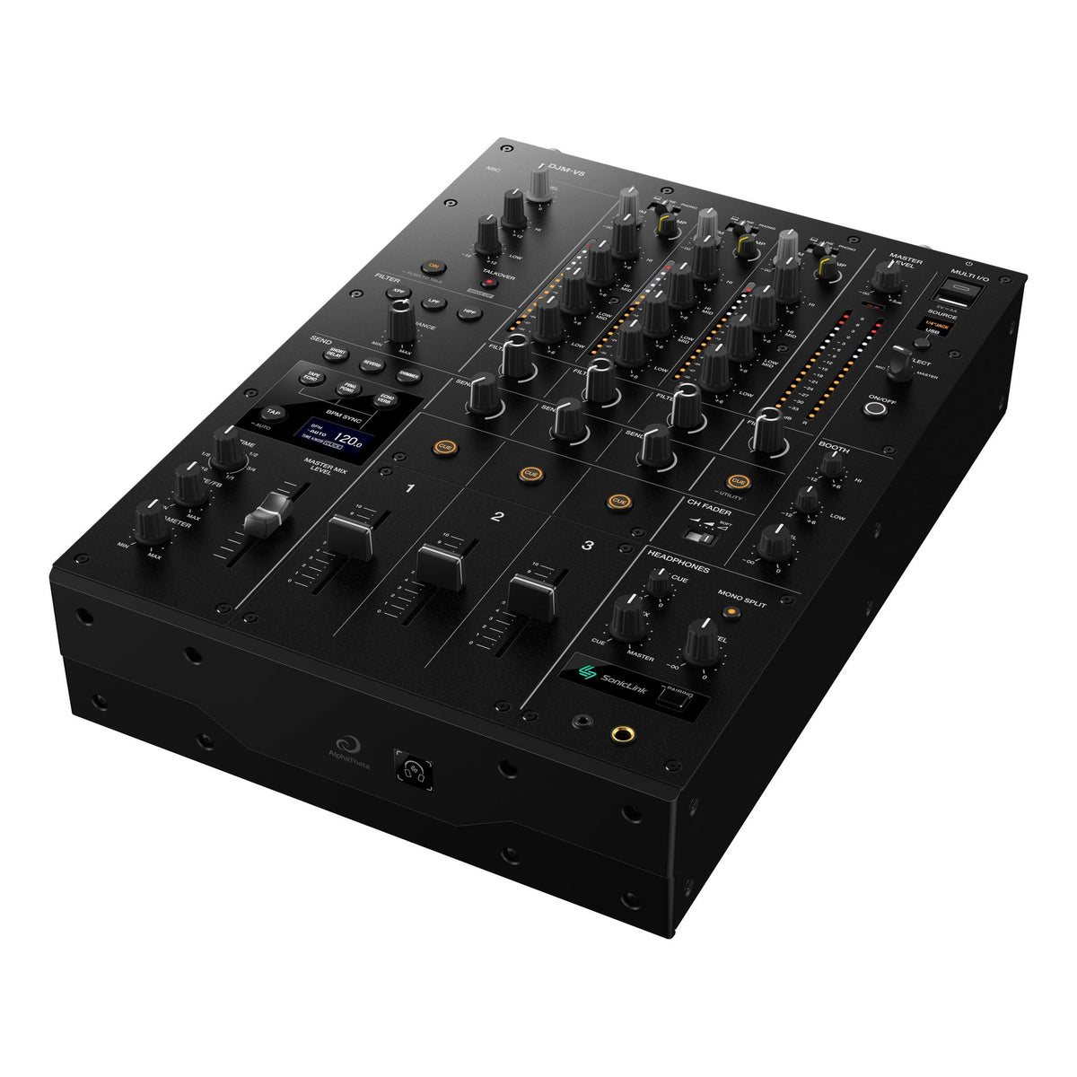 AlphaTheta DJM-V5 3-Channel Professional DJ Mixer