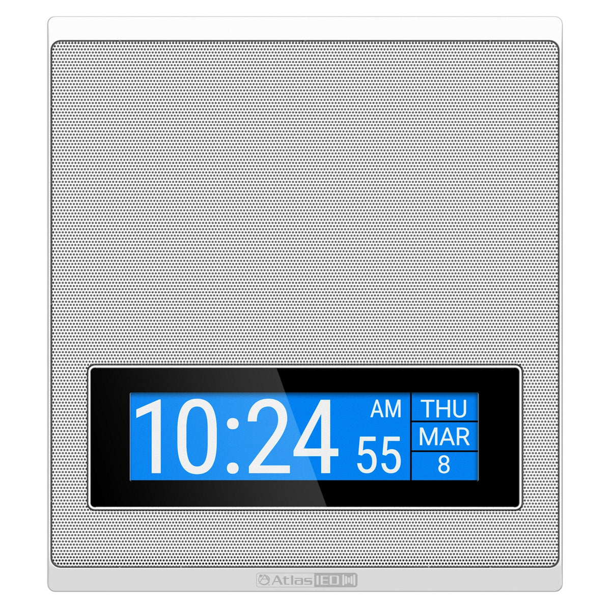 AtlasIED IP‑SDM PoE+ Wall‑Mount IP Speaker with LCD Display and Microphone