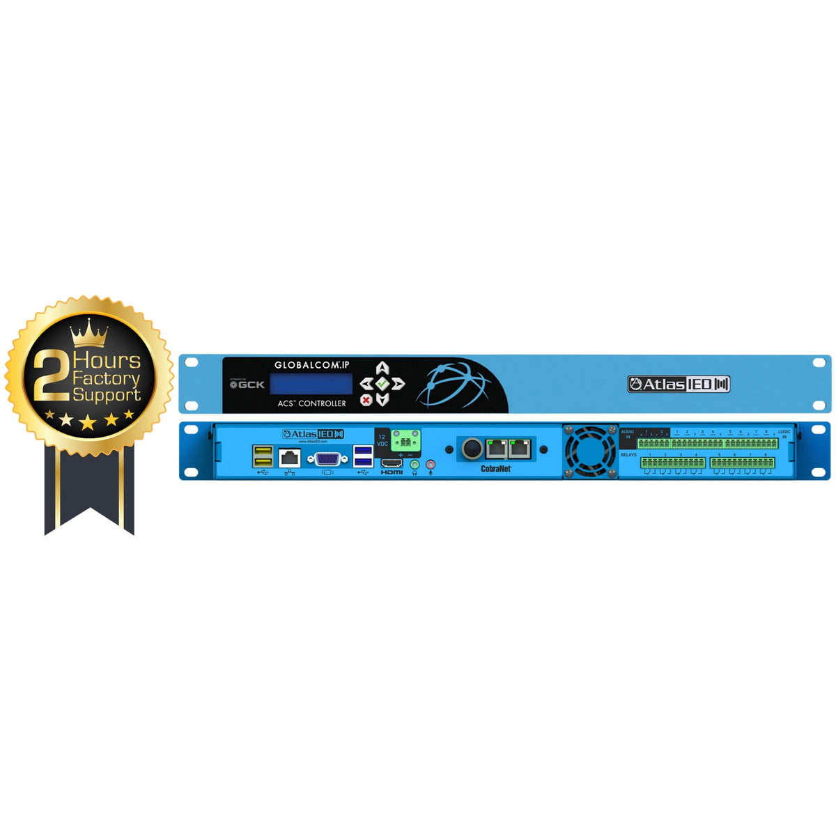 AtlasIED IP116-CS Announcement Control System with 16 CobraNet Simultaneous Audio Streams