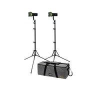 Ikan SFC65-2PT-KIT Stryder 2-Point RGBW Color 2800K-6500K 65W LED Fresnel Light with DMX