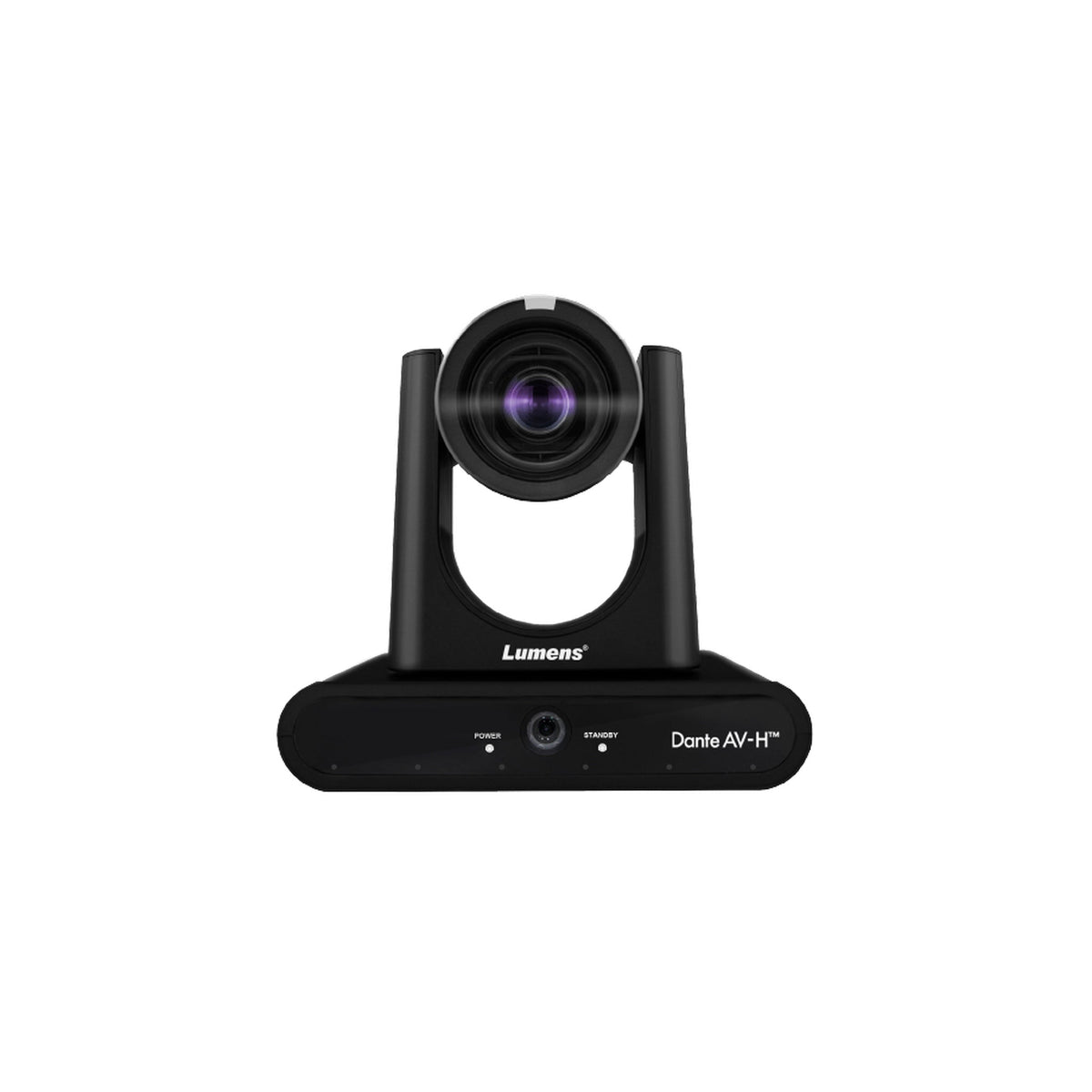 Lumens VC-TR60A Dante AV-H 4K Dual Lens with Voice Tracking Camera - Black
