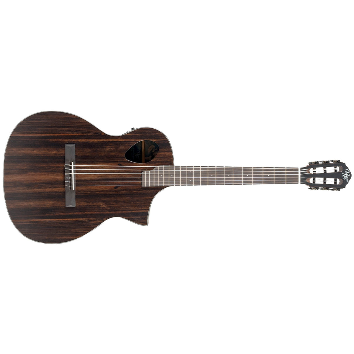 Michael Kelly Forte Porte Nylon String Acoustic/Electric Guitar, Fishman Presys I, Java Ebony
