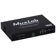 MuxLab 500760 HDMI 4K/60 KVM Over IP Extender Transmitter and Receiver Kit