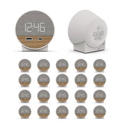 Nonstop NSO2-WFL Hotel Alarm Clock with USB-C and USB-A Charging Multi Pack Options Available - 20 Units