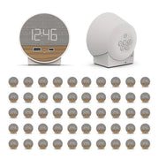 Nonstop NSO2-WFL Hotel Alarm Clock with USB-C and USB-A Charging Multi Pack Options Available - 50 Units