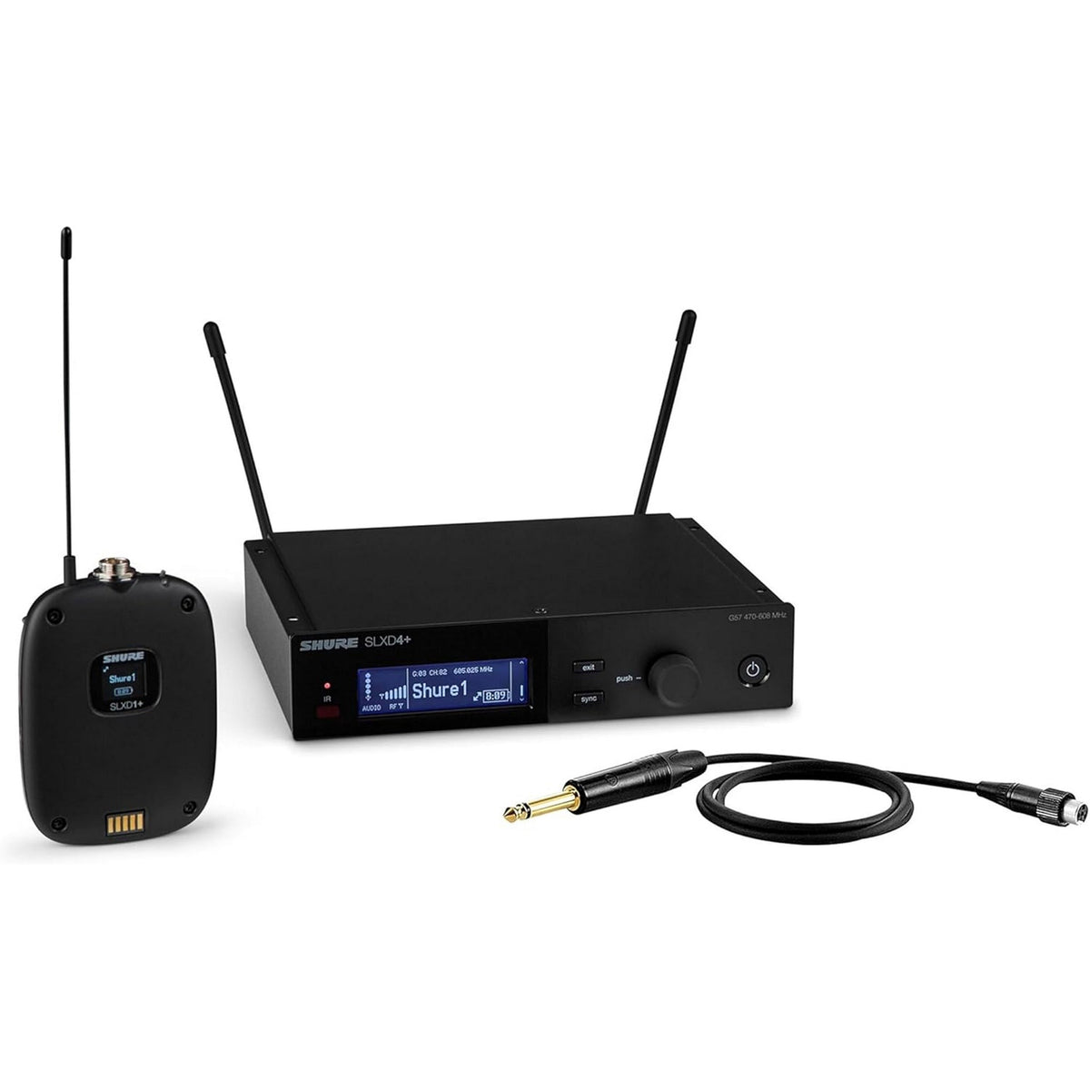 Shure SLXD14+/SM35 Wireless Bodypack System with SM35 Headset (G57 Band)