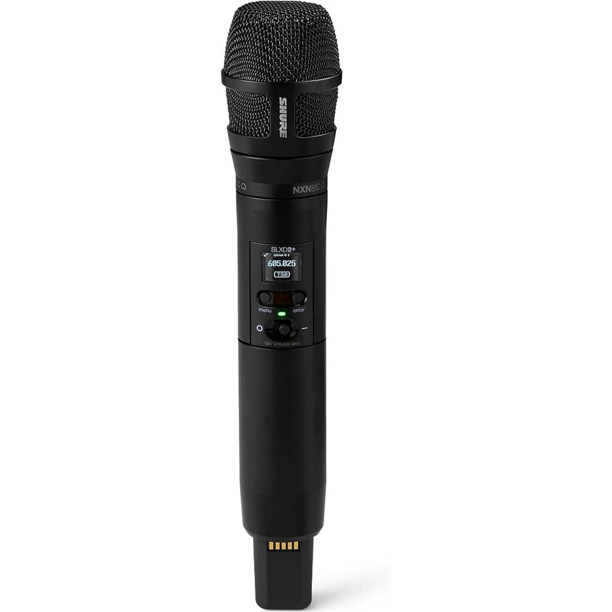 Shure SLXD2+ Digital Wireless Handheld Transmitter with Nexadyne 8-C Cardioid Capsule (G57 Band)