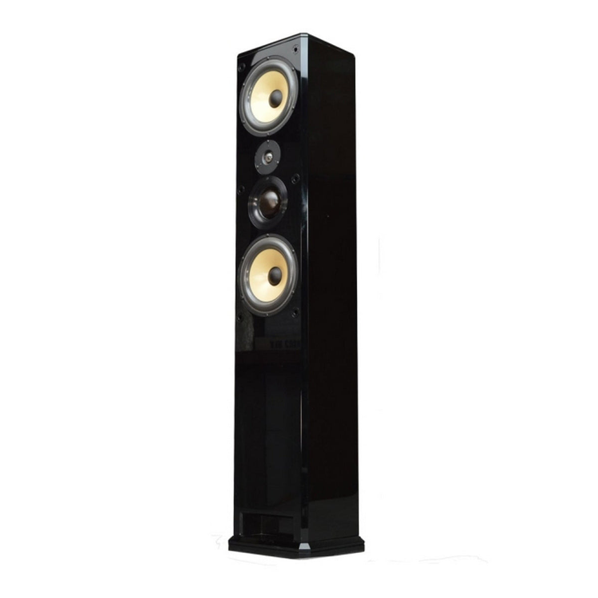 SoundTube S1.8T Tall Bookshelf Speaker, Black Gloss Finish