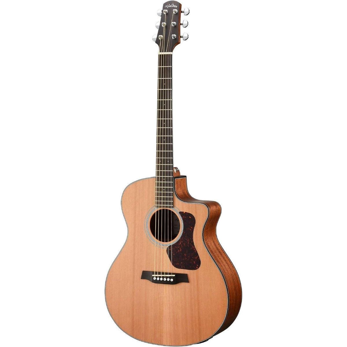 Walden G570CE/W Natura 500 Grand Auditorium Cutaway Acoustic-Electric Guitar, Open Pore Satin Natural Finish