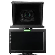 Ikan PT419W-TM-MPEDESTAL 19-Inch Widescreen Teleprompter with Talent Monitor, Motorized Pedestal, and Dolly Turnkey