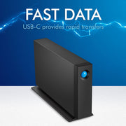 LaCie d2 Professional USB-C 3.2 Gen 2 External Hard Drive (24GB)