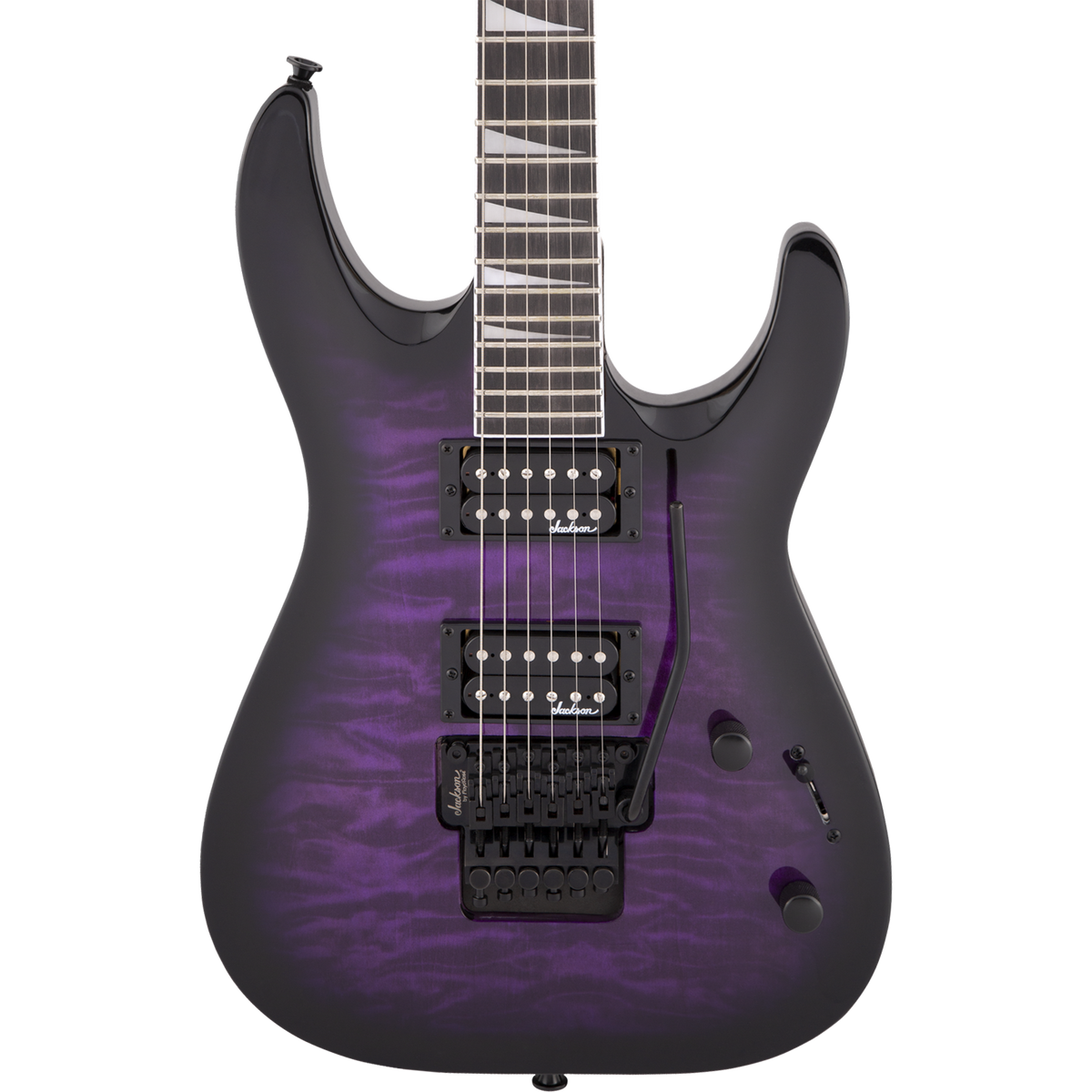 Jackson JS Series Dinky® JS32Q DKA Electric Guitar, Transparent Purple Burst