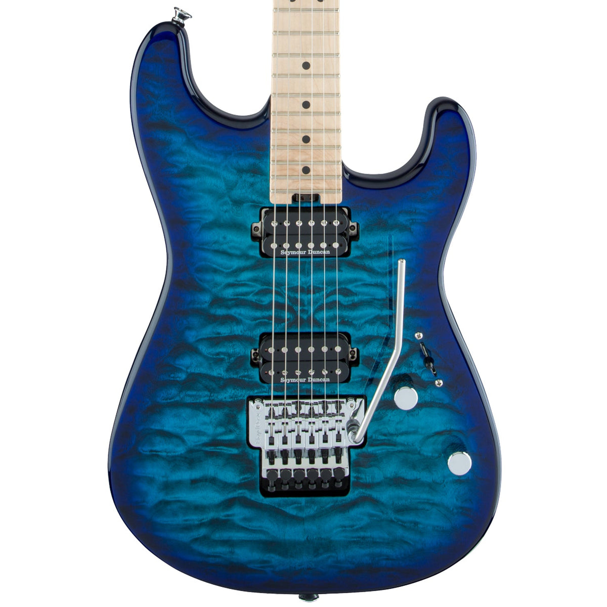 Charvel Pro-Mod San Dimas Style 1 HH FR QM - Chlorine Burst