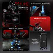 SmallRig MD4573 36-Inch Lightweight Video Production Camera Cart