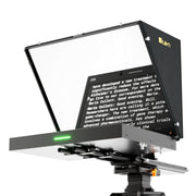 Ikan PT419W-NDI-TK Aura 19-Inch POE++ NDI Teleprompter with Full NDI Encoding/Decoding, IP Tally Light, and Travel Kit