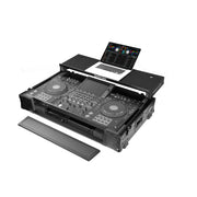 Odyssey FZGSATXDJAZWBL Black Label Glide Style Flight Case for AlphaTheta XDJ-AZ Dual
