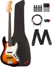 Fender Player II Jazz Bass - 3-Color Sunburst w/ Cleaning Kit