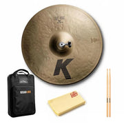 Zildjian K0812 14" K Light Hi-Hat Cymbals Pair w/ Drumstick Bag