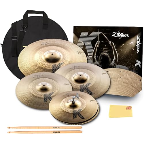 Zildjian KCD900 K Custom Dark Cymbal Pack w/ Cymbal Bag