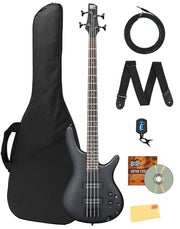 Ibanez SR300E SR Standard Electric Bass - Weathered Black w/ Gig Bag