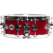Drum Workshop Collectors Series 5x14 Snare Drum - Ruby Glass