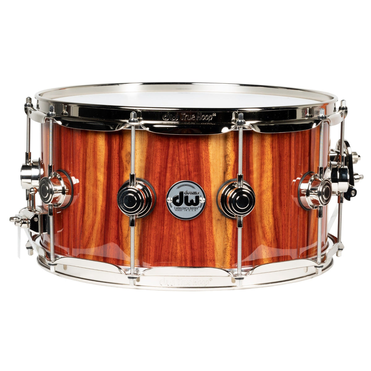 Drum Workshop Collectors Series 7x14 Snare Drum - Candy Stripe Padauk