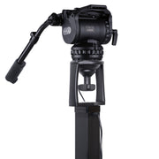 Ikan PT419W-TM-MPEDESTAL 19-Inch Widescreen Teleprompter with Talent Monitor, Motorized Pedestal, and Dolly Turnkey