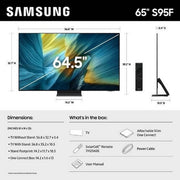 Samsung QN65S95FAFXZA 65-Inch S95F Series OLED 4K Smart TV