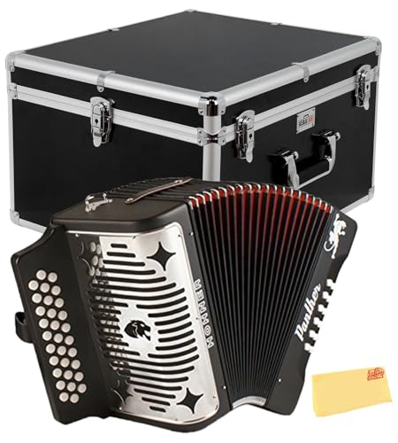 Hohner Panther Diatonic Accordion - Keys G/C/F w/ Hard Case