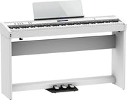 Roland FP-60X Digital Piano - White w/ KPD-90 Three-Pedal Unit