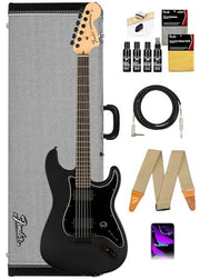 Fender Jim Root Stratocaster - Flat Black w/ Guitar Cleaning Kit