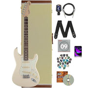 Fender Jeff Beck Stratocaster - Olympic White w/ Tweed Hard Case