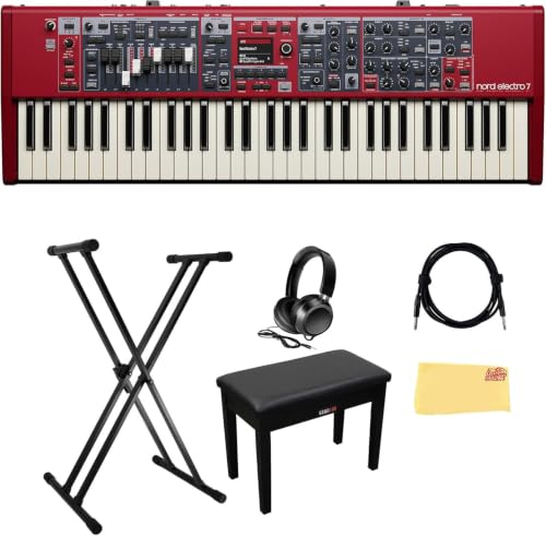Nord Electro 7 61-Keys Semi Weighted Waterfall Keyboard w/ Stand