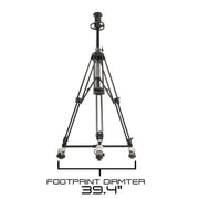 Ikan EI-PTZ-PEDESTAL Pneumatic Aluminum PTZ Pedestal with 100mm Flat Base