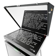 Ikan PT419W-NDI-TMN Aura 19-Inch POE++ NDI Teleprompter, NDI Talent Monitor with Full NDI Encoding/Decoding, and IP Tally Light