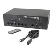 Pure Resonance Audio Business Background Music System with (4)C5 Ceiling Speakers, MA60BT Bluetooth Mixer Amplifier and VC50W Volume Control