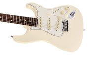 Fender Jeff Beck Stratocaster - Olympic White w/ Tweed Hard Case