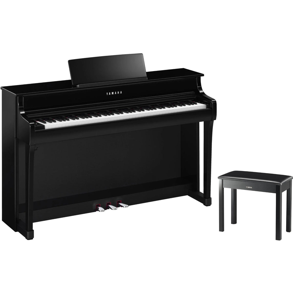 Yamaha CLP-835 Clavinova 88-Key Console Digital Piano Polished Ebony