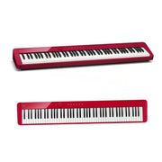 Casio PX-S1100 Privia Slim Digital Piano - Red w/ Adjustable Stand