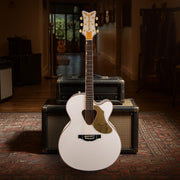 Gretsch G5022CWFE Rancher Falcon Jumbo Acoustic-Electric Guitar - White
