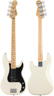 Fender Standard Precision Bass - Olympic White w/ Guitar Cleaning Kit