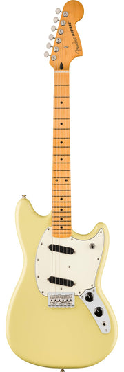 Fender Player II Mustang - Hialeah Yellow w/ Cleaning Kit