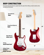 Fender Standard Stratocaster HSS - Candy Cola w/ Guitar Cleaning Kit