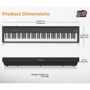 Roland FP-30X 88-Key Digital Piano - Black w/ Sustain Pedal