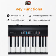 Roland FP-30X 88-Key Digital Piano - Black w/ Sustain Pedal