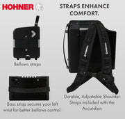 Hohner Panther Diatonic Accordion - Keys G/C/F w/ Hard Case
