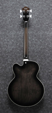 Ibanez AFB200 AFB Artcore Hollow Body Bass - Transparent Black Sunburst w/ Gig Bag