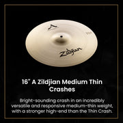Zildjian A391 A Sweet Ride Cymbal Pack